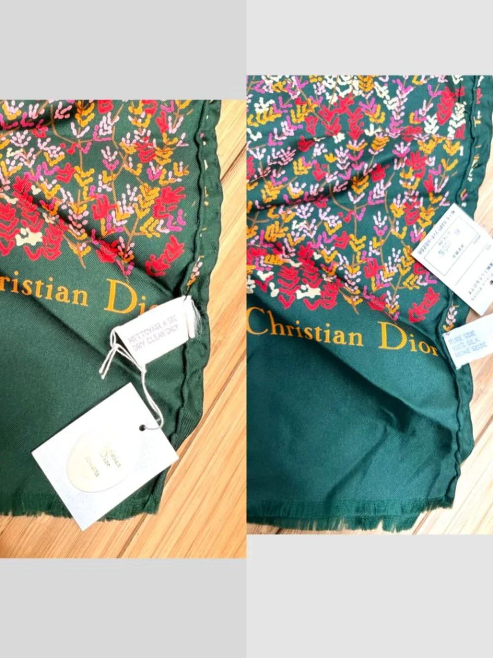 New-Christian Dior silk Satin Scarf 51